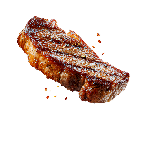 Bife de chorizo grelhado ao ponto